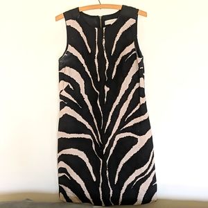 Loft zebra print dress